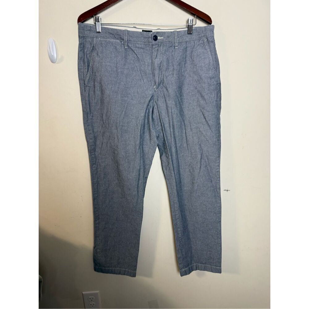 J. Crew L0719 770™ Straight-fit chino pant in stretch chambray 35x32